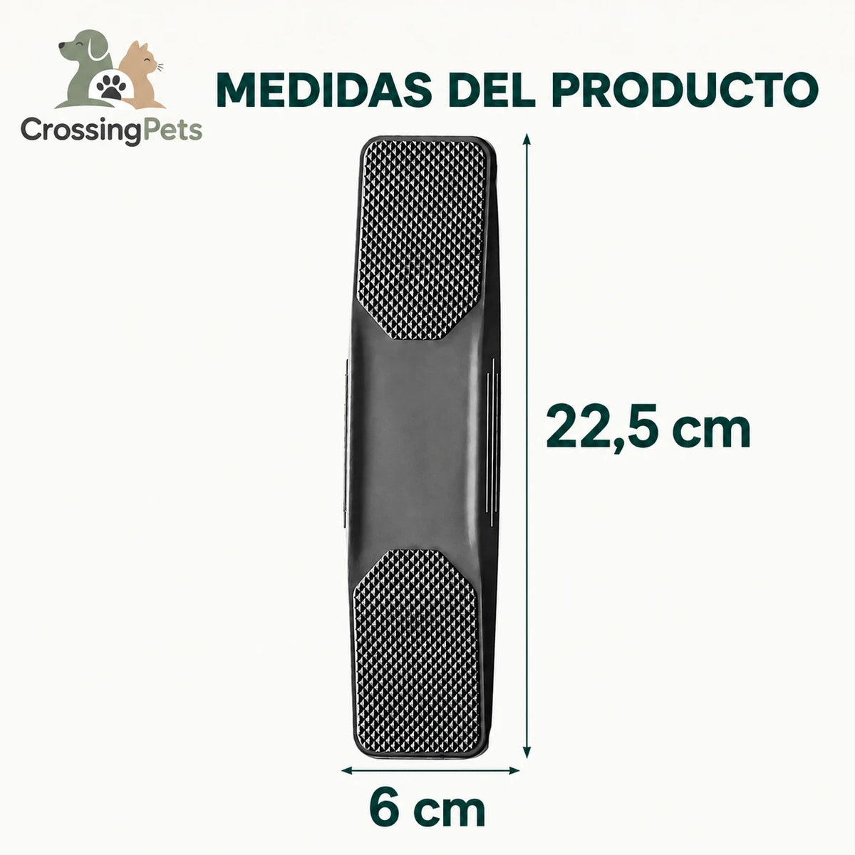 Pack de 2 cuchillas para muda de pelo para caballos CrossingPets — imagen 6 en español