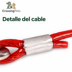 Detalle del cable de sujeción para perros — CrossingPets
