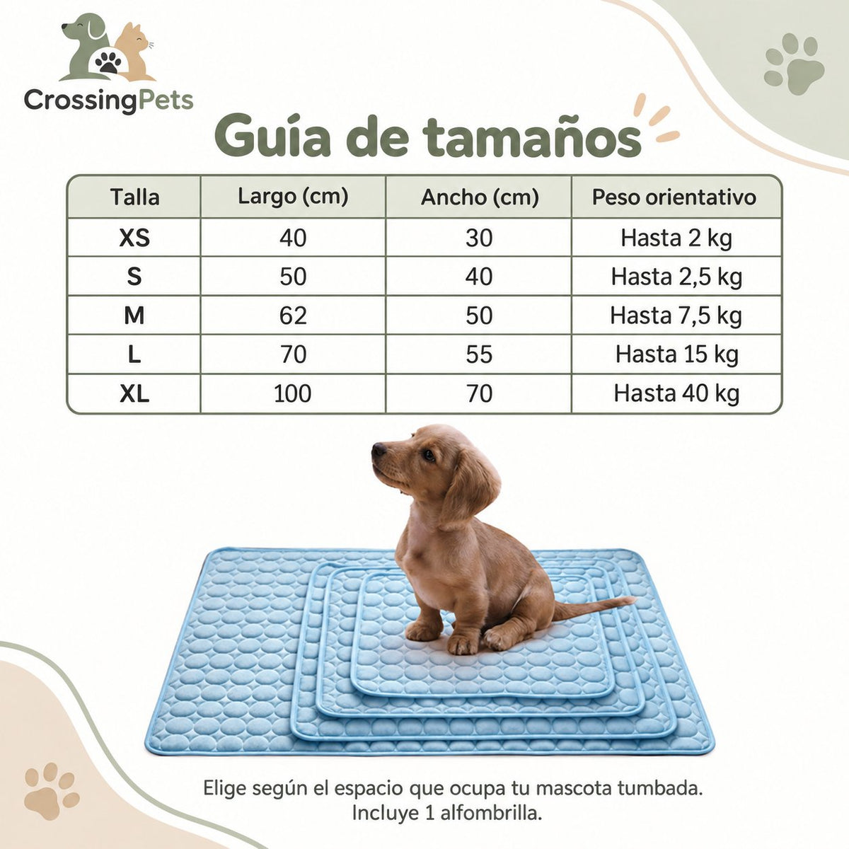 Alfombrilla refrescante de verano para mascotas — CrossingPets · imagen 9