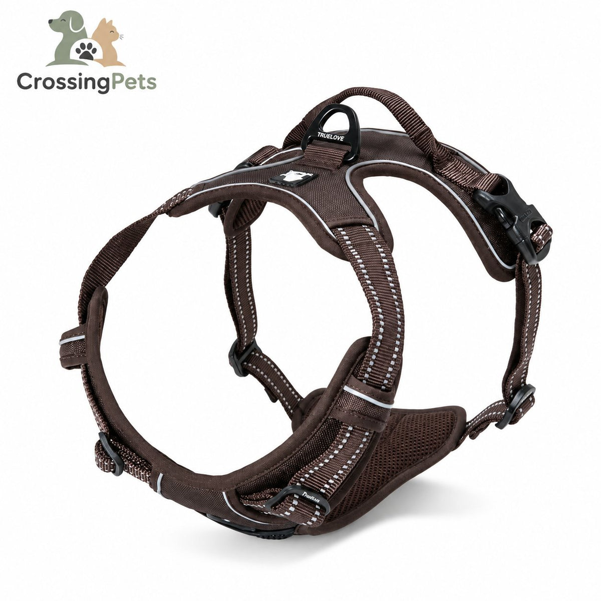 Arnés reflectante acolchado para perros grandes — CrossingPets · imagen 3