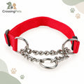 Collar martingale de nailon con cadena — CrossingPets · imagen 1