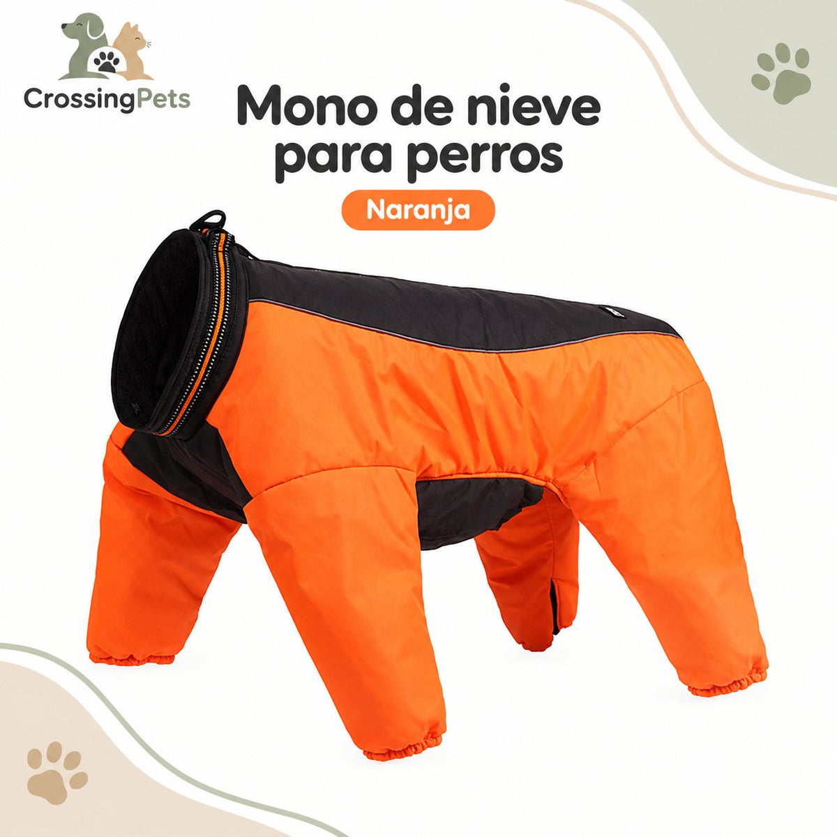 Mono de nieve para perros — CrossingPets · imagen 1