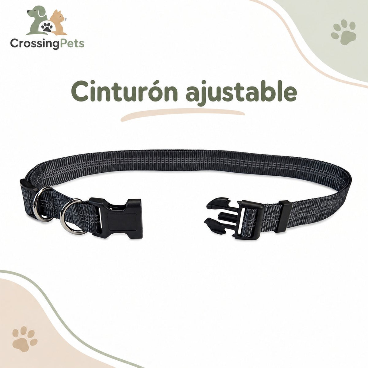 Correa manos libres para correr con cinturón — CrossingPets · imagen 15