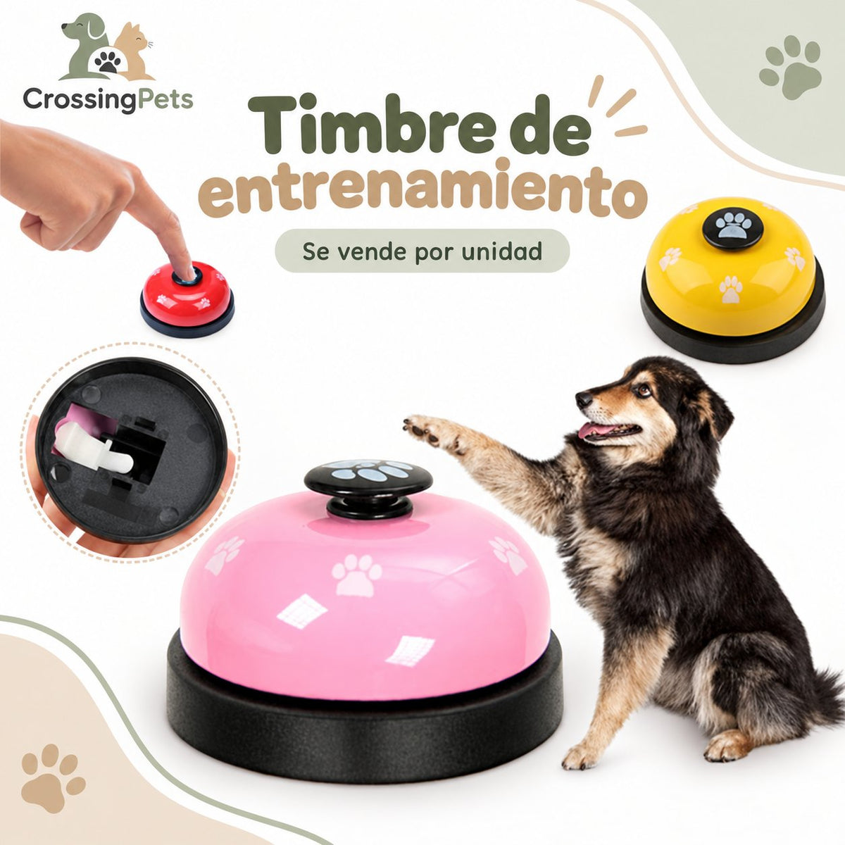 Timbre de entrenamiento para perros — CrossingPets · imagen 6