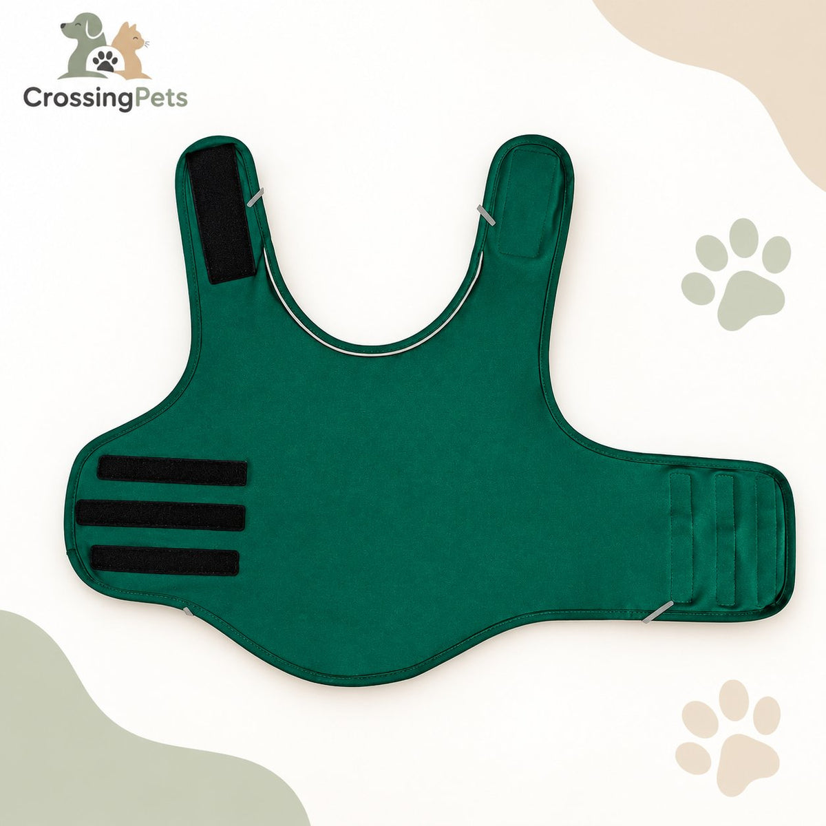 Chaleco envolvente ajustable para perros — CrossingPets · imagen 3