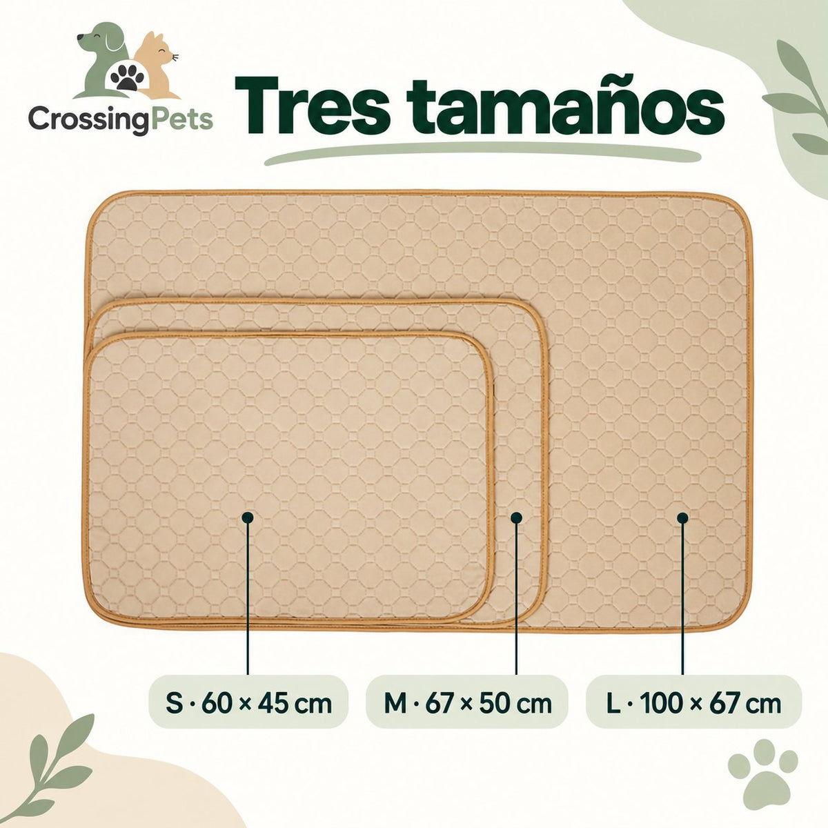 Empapador lavable e impermeable para perros — CrossingPets · imagen 6