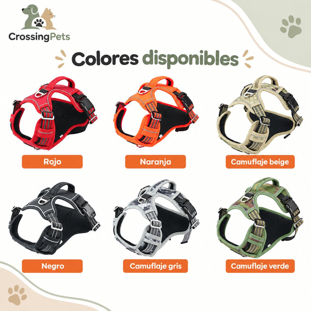 Arnés transpirable con bandas reflectantes — CrossingPets · imagen 14