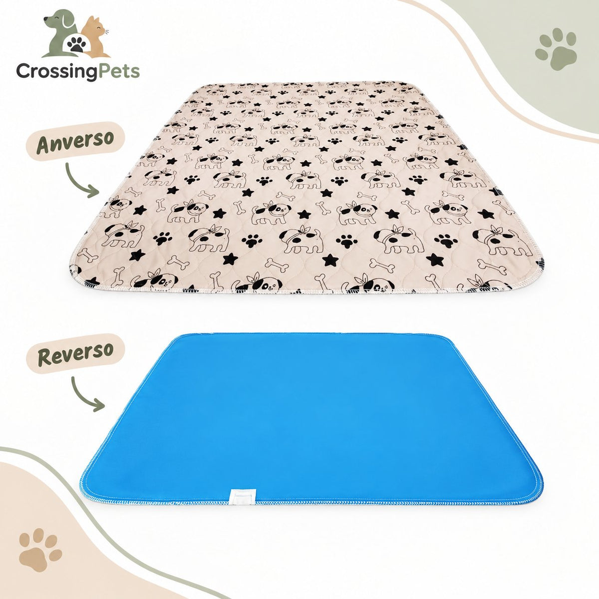Protector absorbente lavable para mascotas — CrossingPets · imagen 3