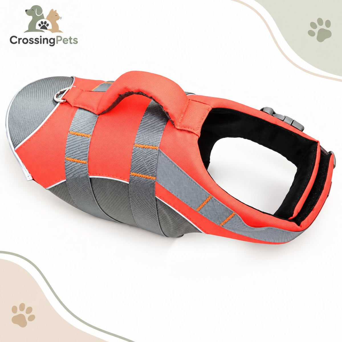 Chaleco de flotación ajustable para perros — CrossingPets · imagen 3