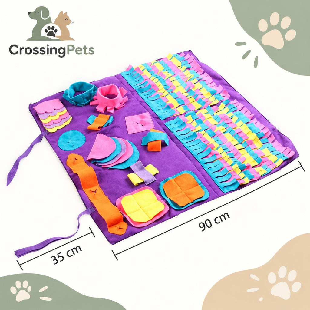 Alfombra olfativa para perros con escondites — CrossingPets · imagen 1
