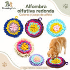 Alfombra olfativa redonda para perros — CrossingPets · imagen 6