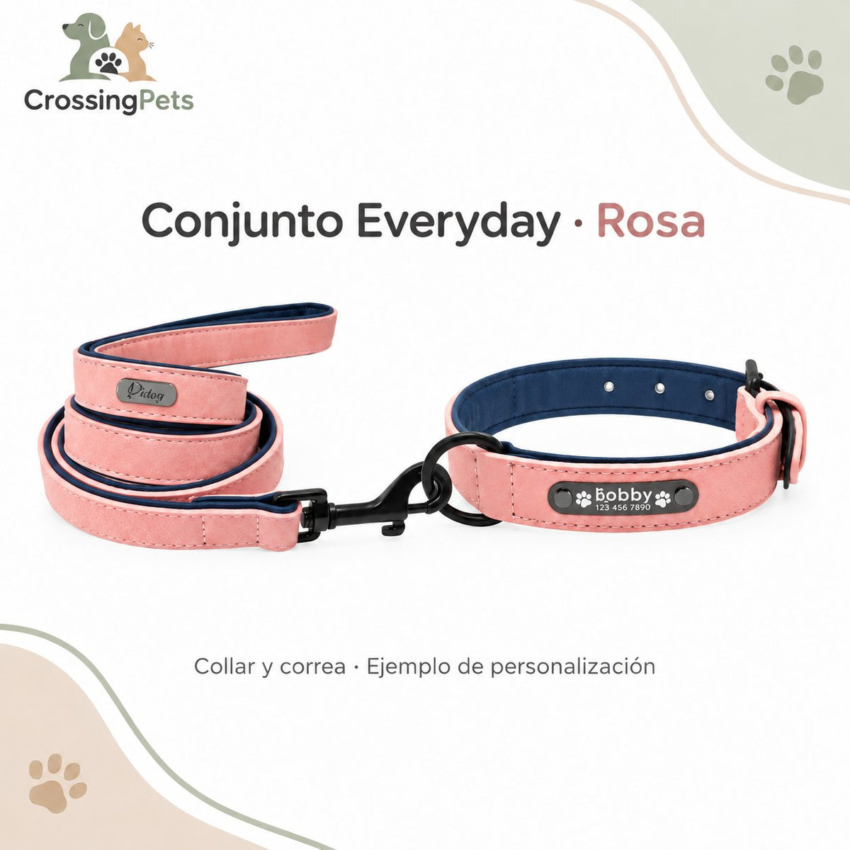 Collar personalizado Everyday y correa opcional — CrossingPets · imagen 13