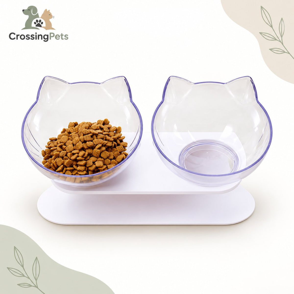 Comedero y bebedero doble para gatos — CrossingPets · imagen 14