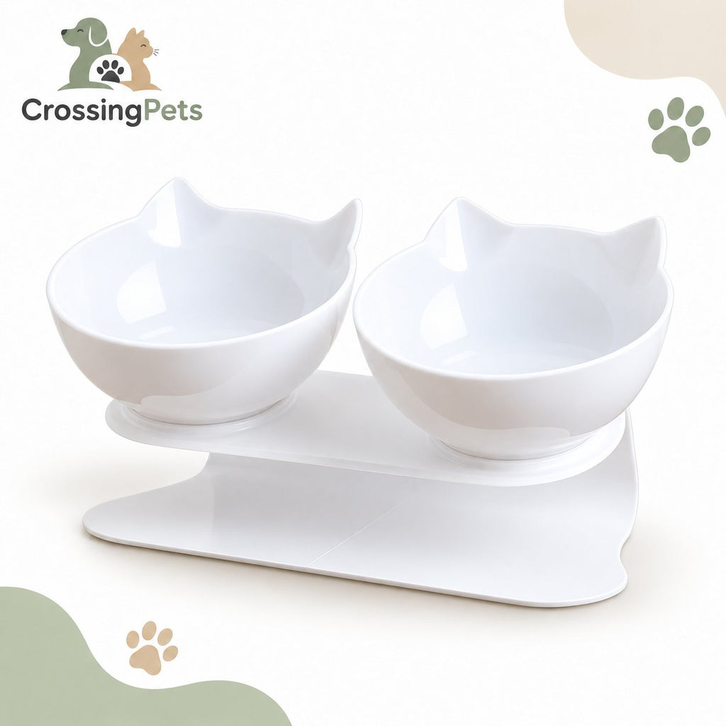 Comedero y bebedero doble para gatos — CrossingPets · imagen 27