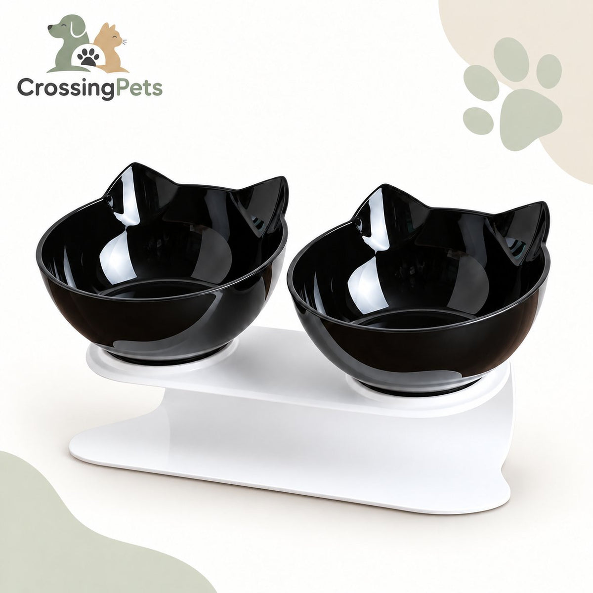 Comedero y bebedero doble para gatos — CrossingPets · imagen 30