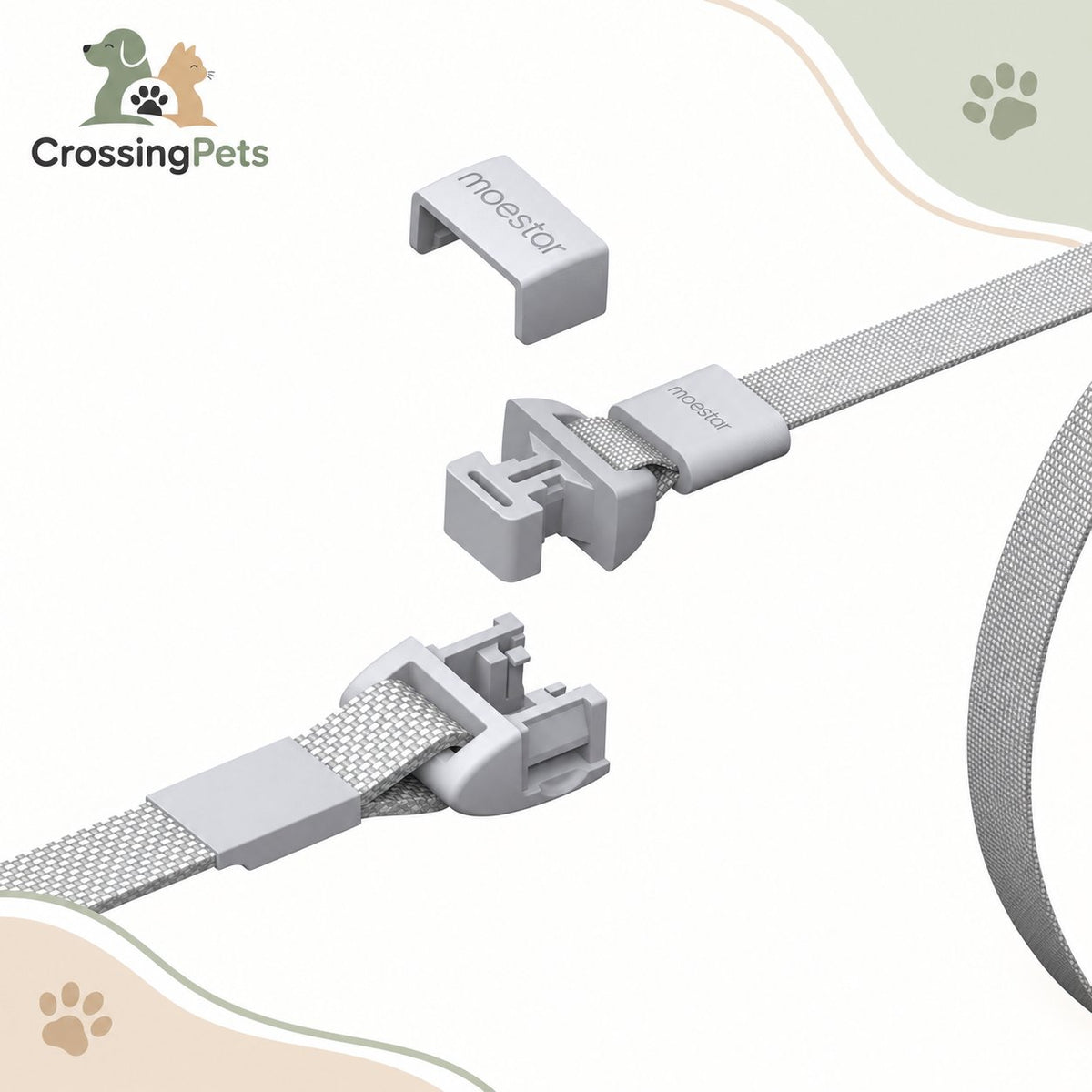 Correa extensible tipo pulsera con LED · 3 m — CrossingPets · imagen 12