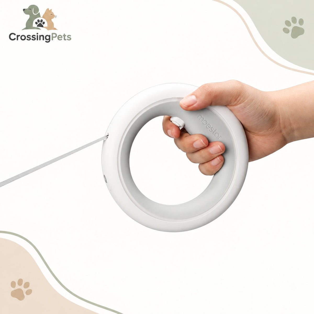 Correa extensible tipo pulsera con LED · 3 m — CrossingPets · imagen 10