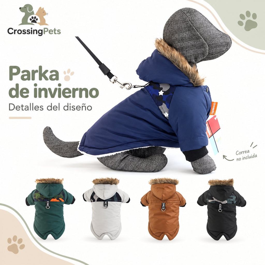 Parka de invierno para perros — CrossingPets · imagen 6