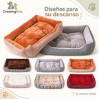 Cama rectangular acolchada para perros — CrossingPets · imagen 7