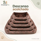 Cama rectangular acolchada para perros — CrossingPets · imagen 12