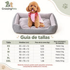 Cama rectangular acolchada para perros — CrossingPets · imagen 9