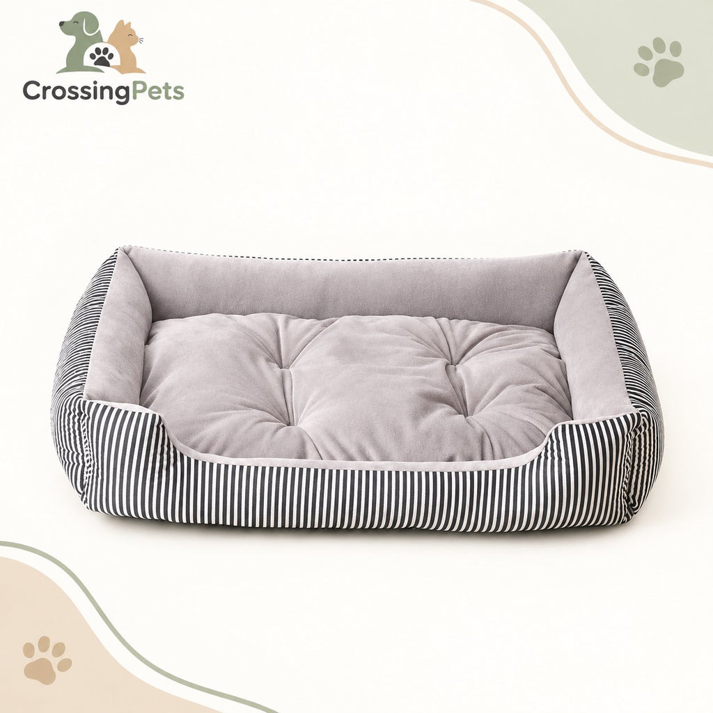 Cama rectangular acolchada para perros — CrossingPets · imagen 1