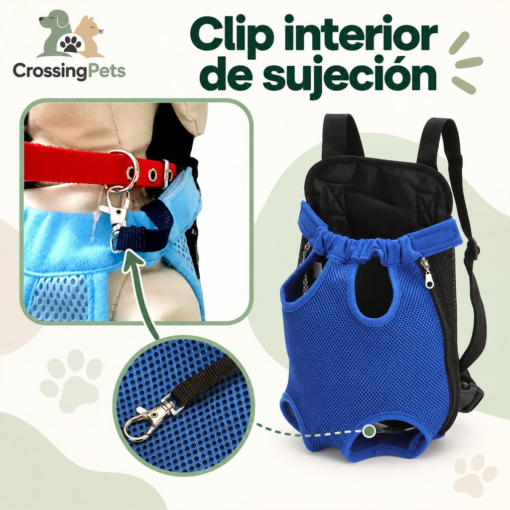 Mochila portamascotas de malla transpirable — CrossingPets · imagen 16