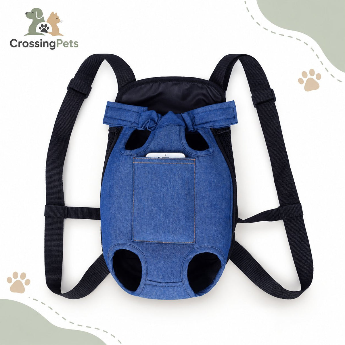 Mochila portamascotas de malla transpirable — CrossingPets · imagen 9