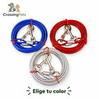 Detalle del cable de sujeción para perros — CrossingPets