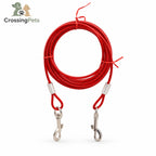 Cable de sujeción rojo para perros — CrossingPets