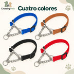 Collar martingale de nailon con cadena — CrossingPets · imagen 5
