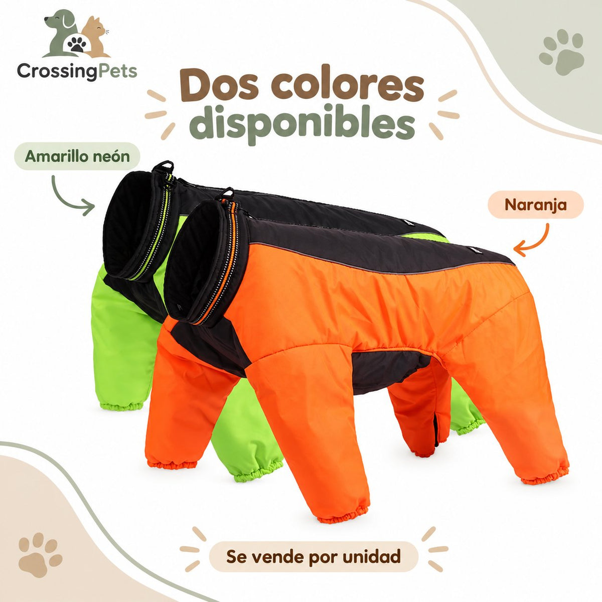 Mono de nieve para perros — CrossingPets · imagen 3