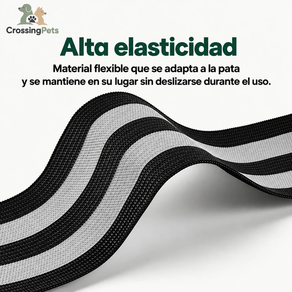 Reflective horse leg bands — image 6 with Spanish text